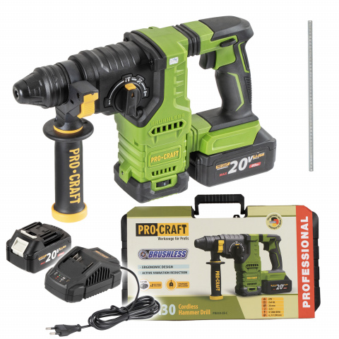 Aku vrtací kladivo Procraft PHA30 SDS Plus | PHA30